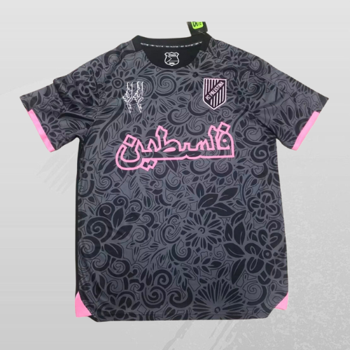 Maillot Palestine 2025 Extérieur Noir et Rose