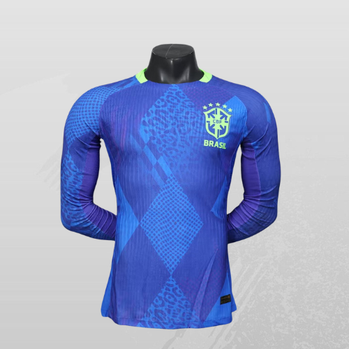 Maillot Brésil Extérieur Manches Longues 25/26 Player Version