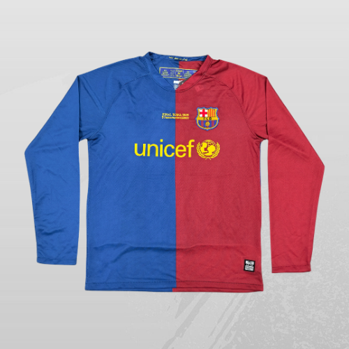 Maillot FC Barcelone Retro Manches Longues 08/09