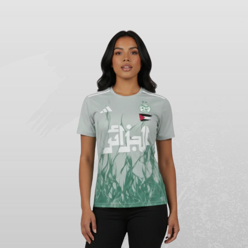 Maillot Algérie x Palestine Vert 2025