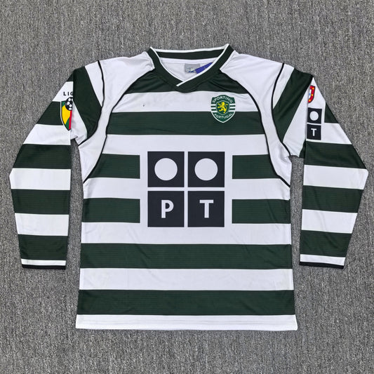 Maillot Sporting Retro Manches Longues 02/03