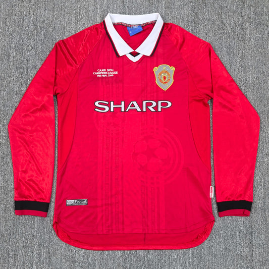 Maillot Manchester United Retro Manches Longues 99/00
