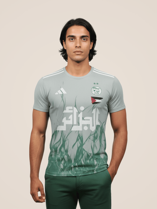 Maillot Algérie x Palestine 2025 Vert