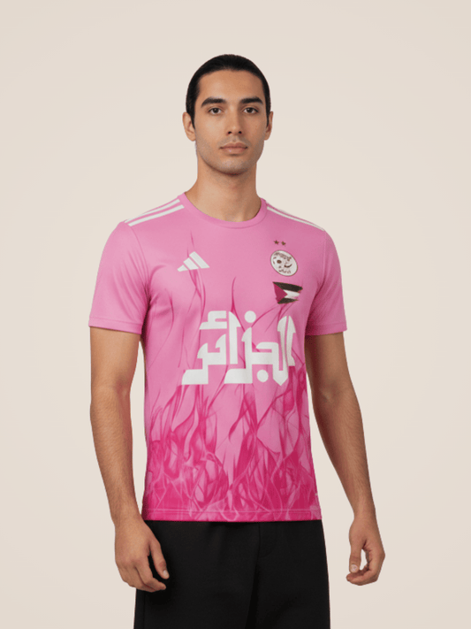 Maillot Algérie x Palestine Rose 2025