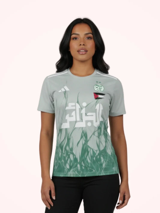 Maillot Algérie x Palestine Vert 2025